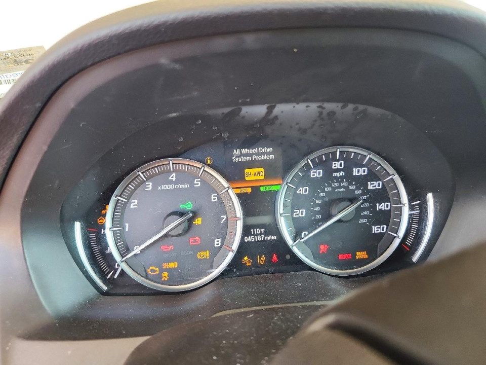 Acura MDX 2020 з аукціону Copart