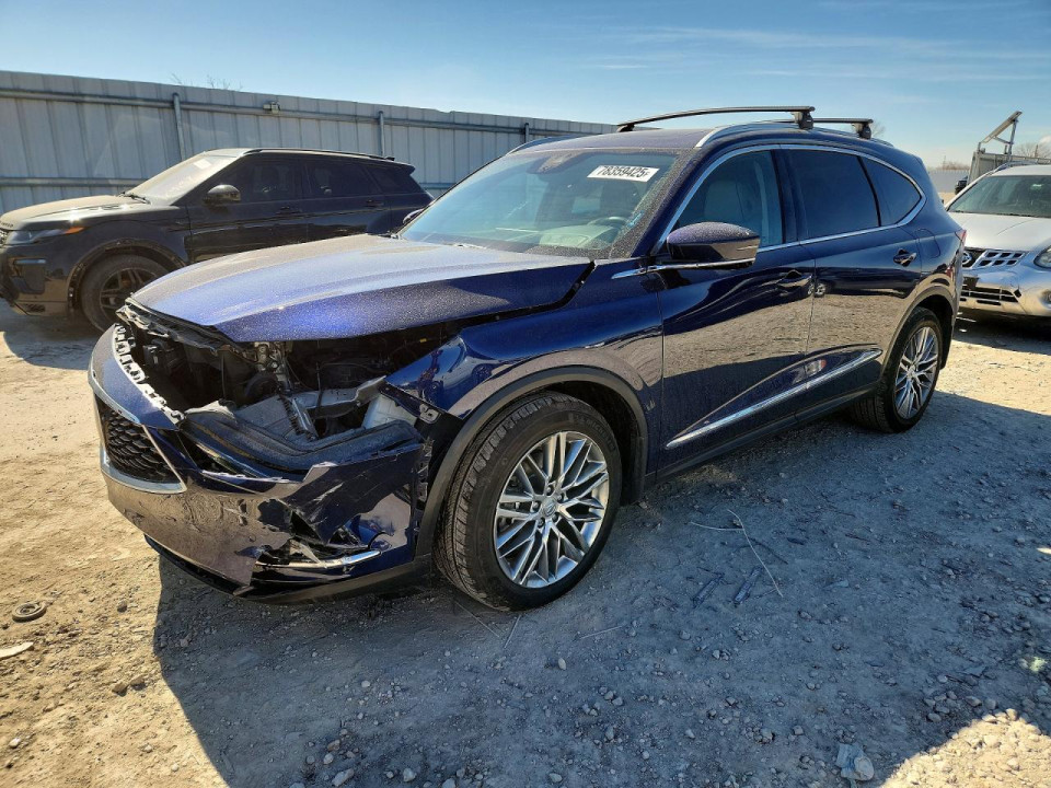 Acura MDX 2022 з аукціону Copart