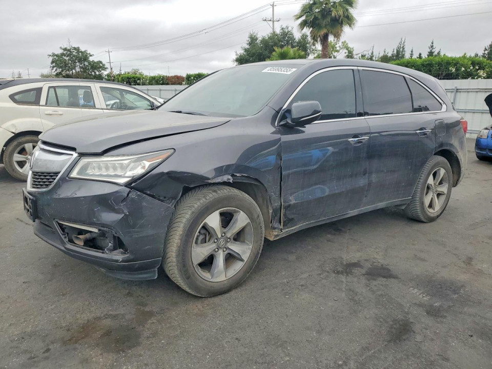 Acura MDX 2016 з аукціону Copart