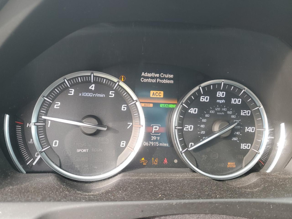 Acura TLX 2019 з аукціону Copart