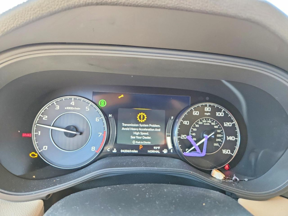 Acura TLX 2023 з аукціону Copart