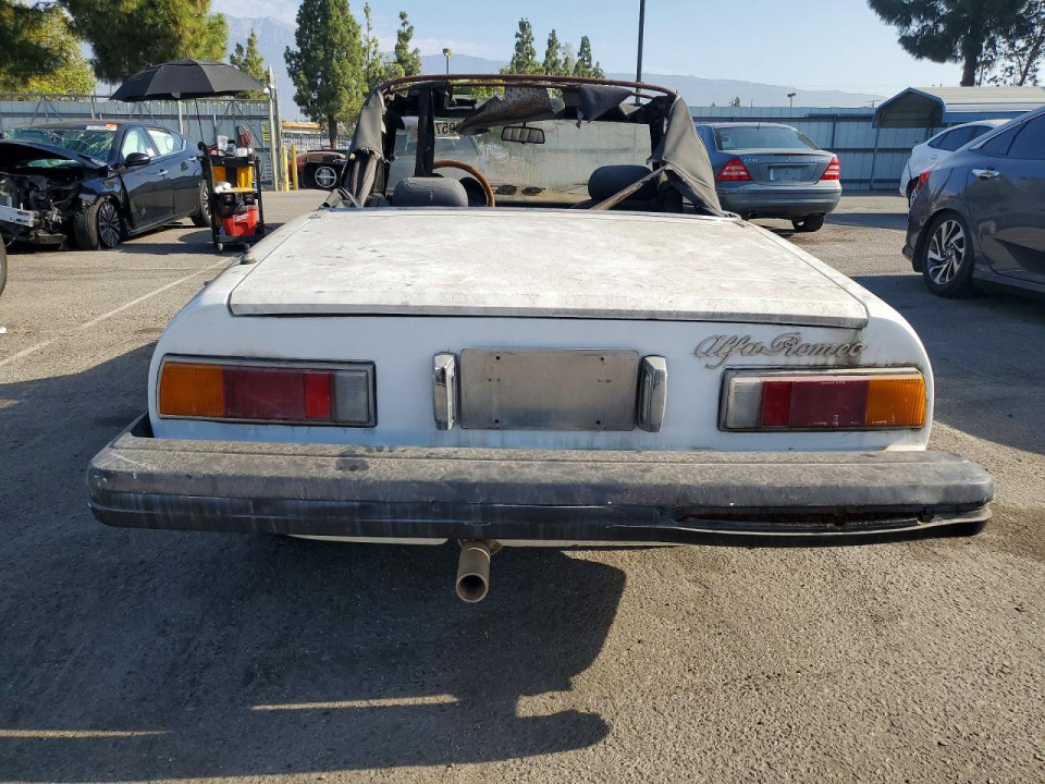 Alfa Romeo VELOCE 2000 SPIDER 1982 — Copart