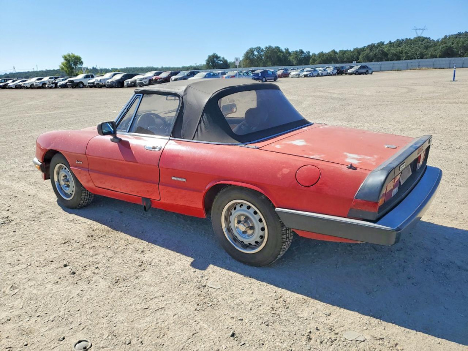 Alfa Romeo SPIDER GRADUATE 1987 — Copart