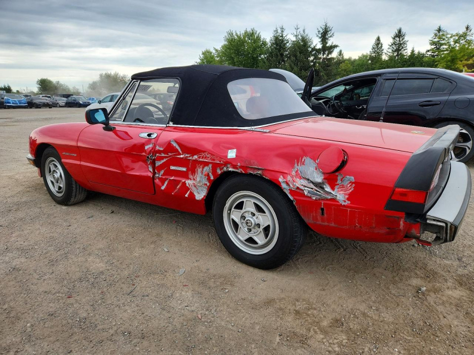 Alfa Romeo SPIDER 1987 — Copart