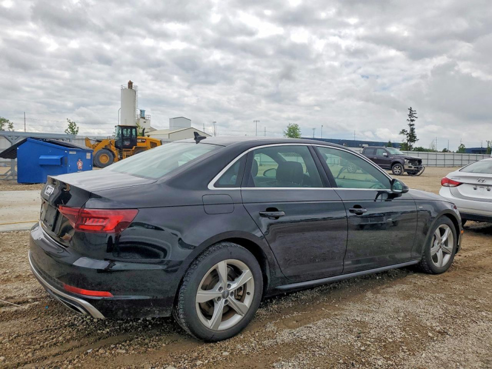 Audi A4 2019 — Copart