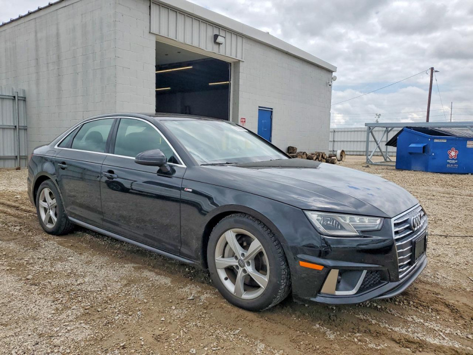 Audi A4 2019 — Copart