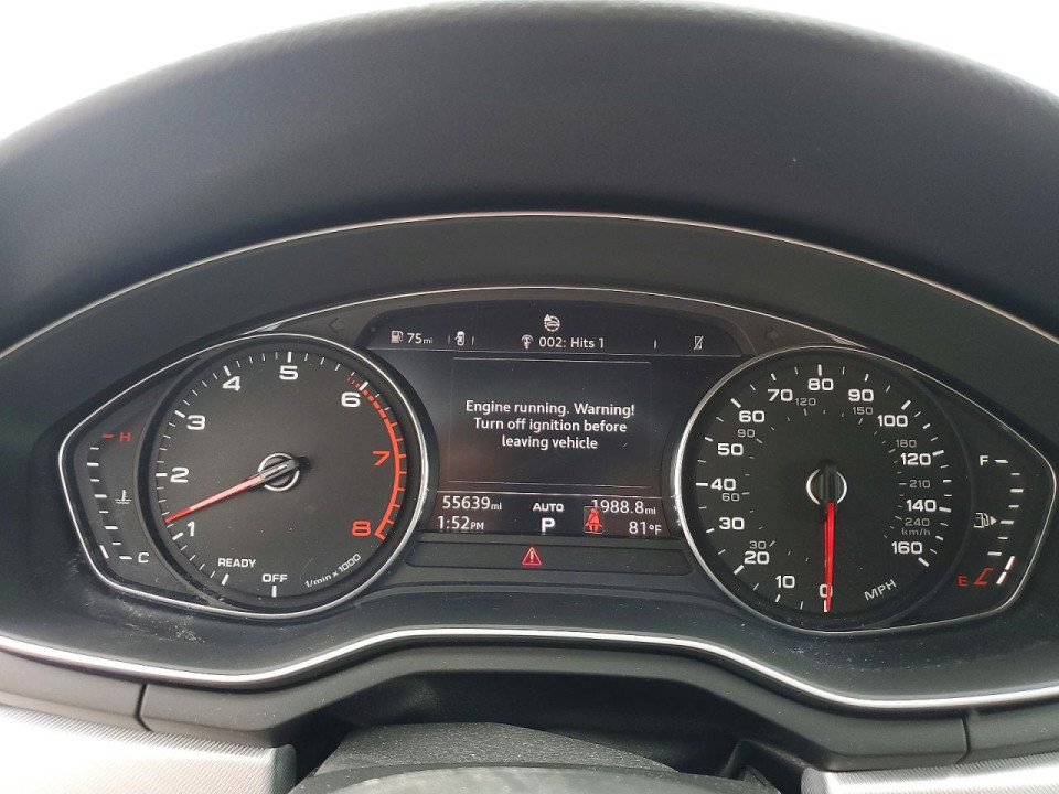 Audi A4 2019 — Copart