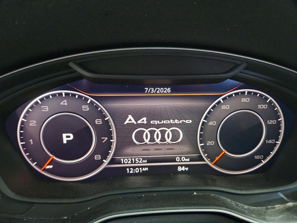 Audi A4 2018 — Copart