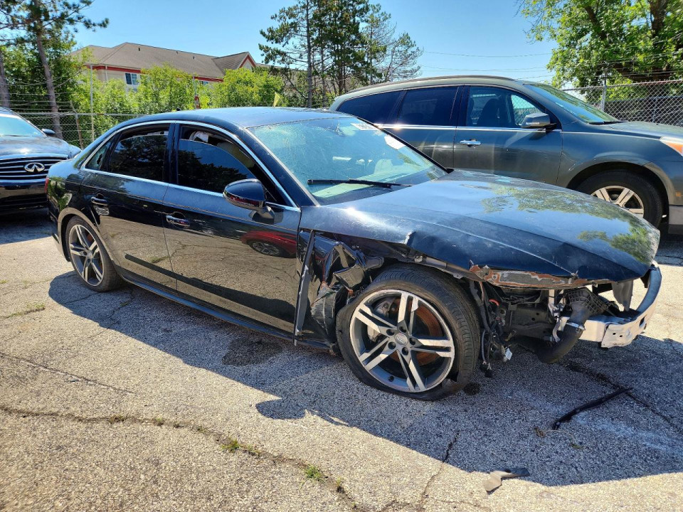 Audi A4 2018 — Copart
