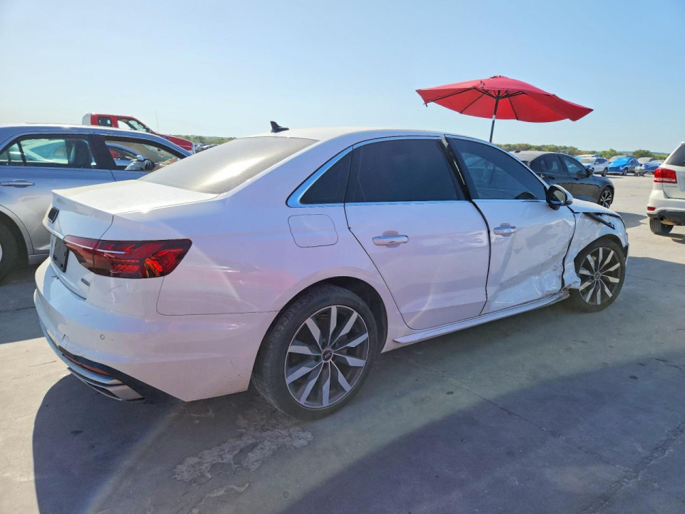 Audi A4 2021 — Copart