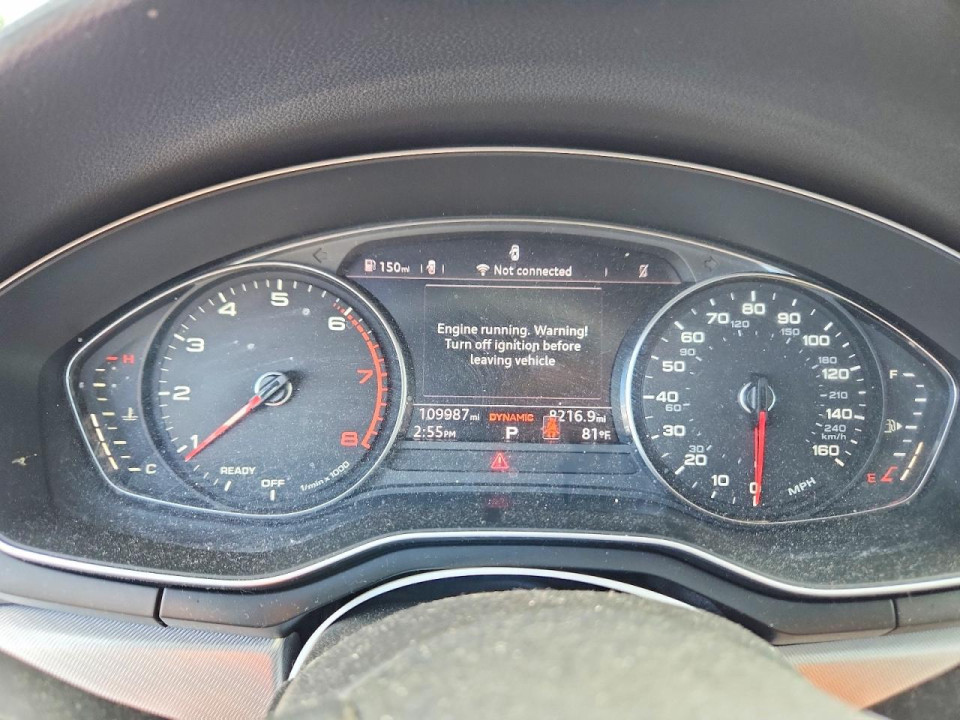Audi A4 2018 — Copart