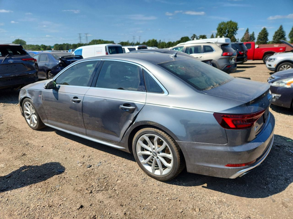 Audi A4 2019 — Copart