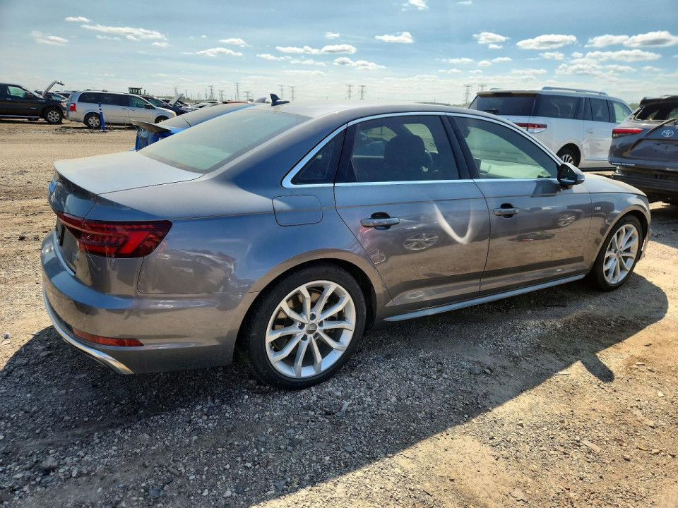 Audi A4 2019 — Copart