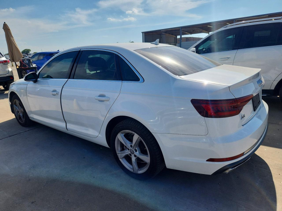 Audi A4 2019 — Copart