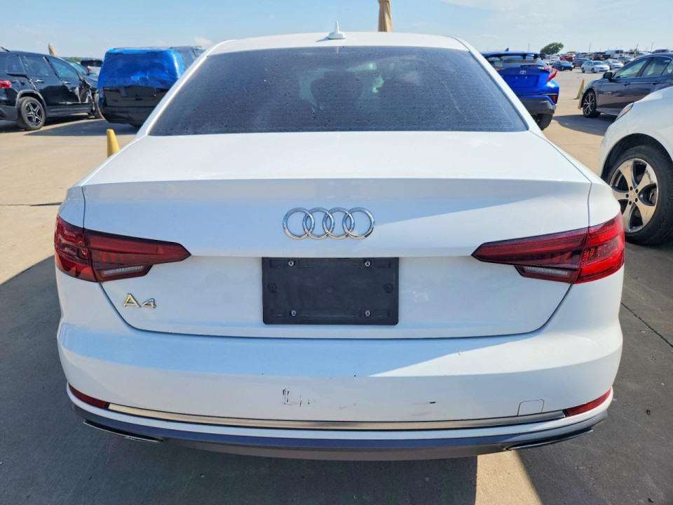 Audi A4 2019 — Copart