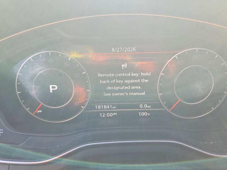 Audi A4 2018 — Copart