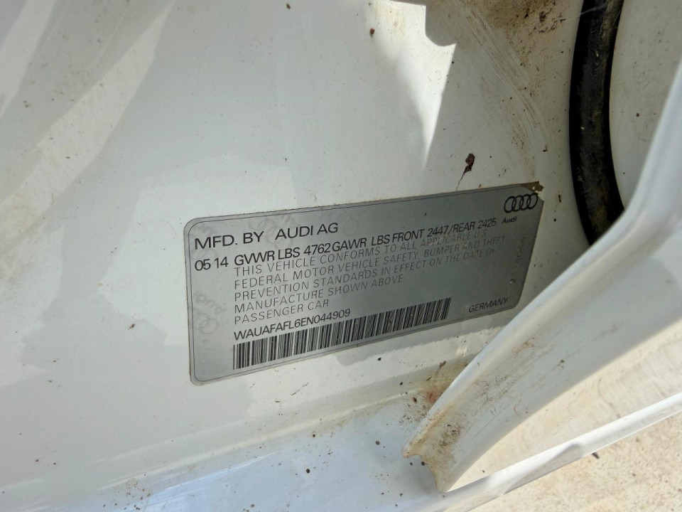 Audi A4 2014 — Copart