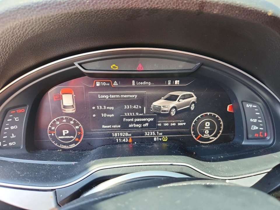 Audi Q7 2017 — Copart