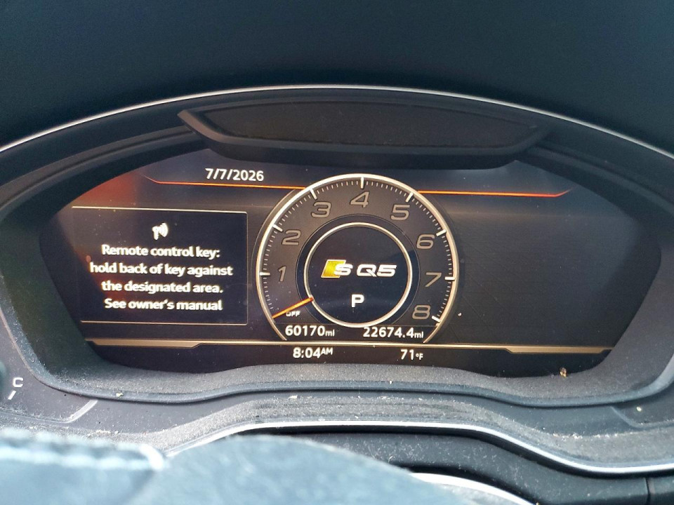 Audi SQ5 2018 — Copart