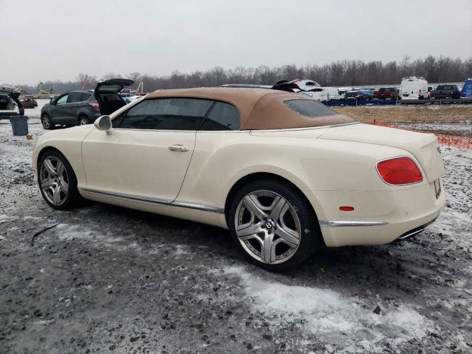 Bentley CONTINENTAL GTC 2014 — Copart