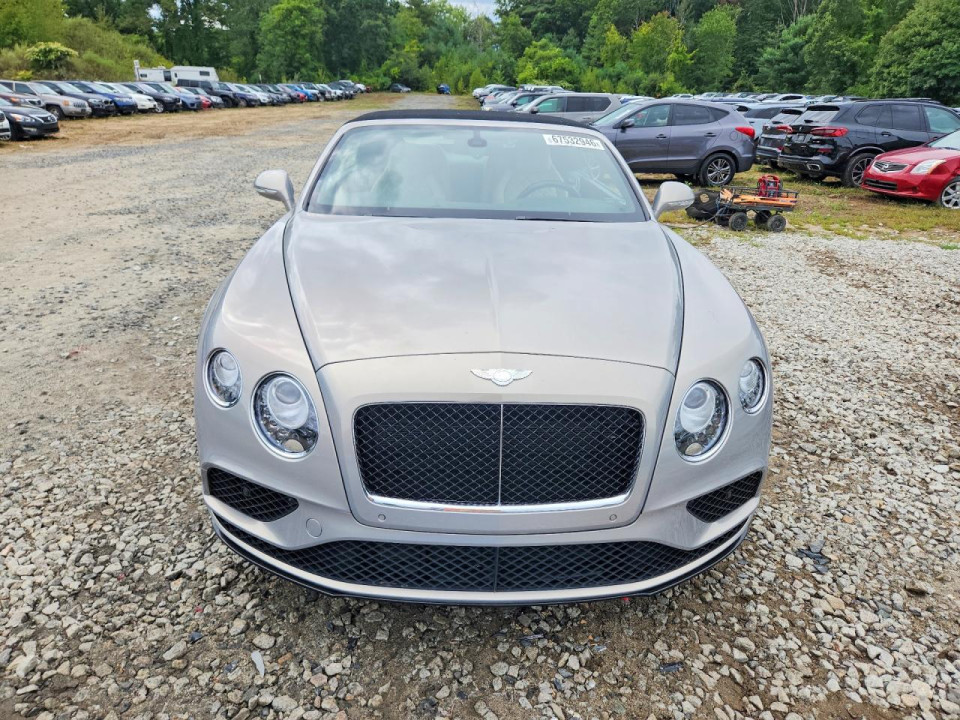 Bentley CONTINENTAL GT V8 S 2016 — Copart