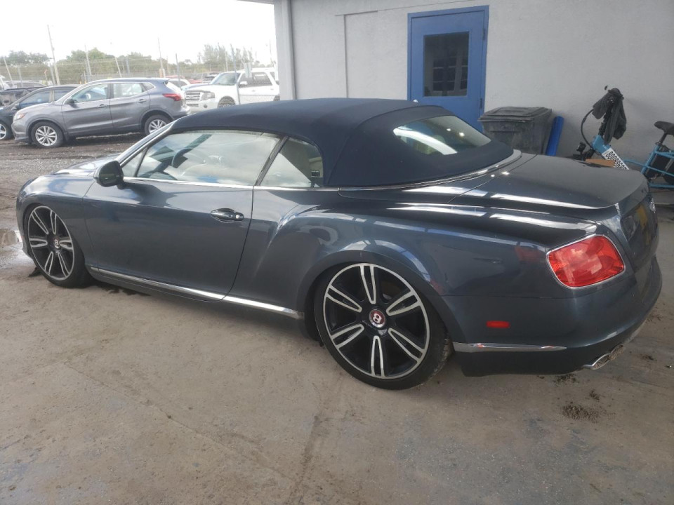 Bentley CONTINENTAL GTC V8 2014 — Copart