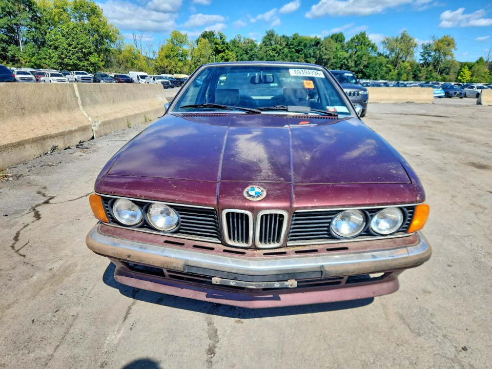Bmw 6 SERIES 1985 — Copart