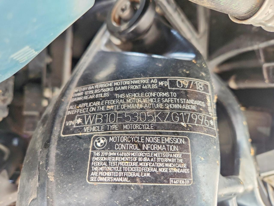 Bmw K1600 B 2019 — Copart
