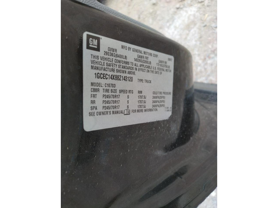 Chevrolet SILVERADO C1500 2008 — Copart