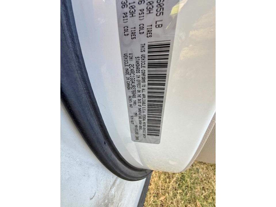 Chrysler PACIFICA 2018 — Copart