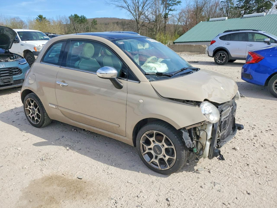 Fiat 500 2012 — Copart