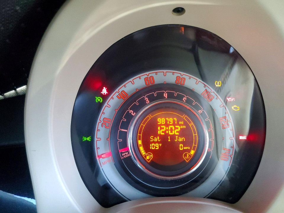 Fiat 500 2012 — Copart