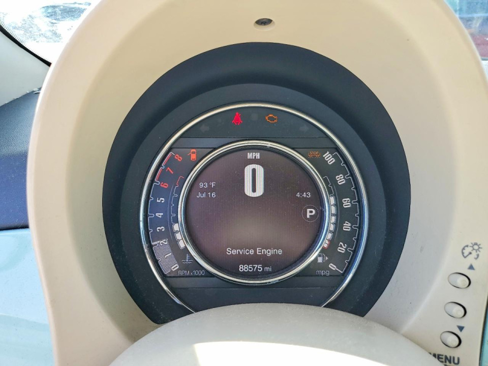 Fiat 500 2016 — Copart