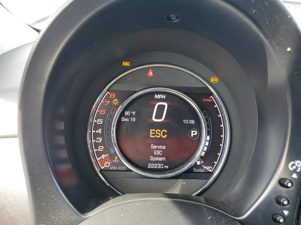 Fiat 500 2019 — Copart
