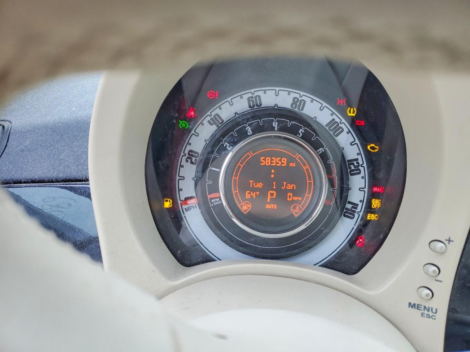 Fiat 500 2012 — Copart