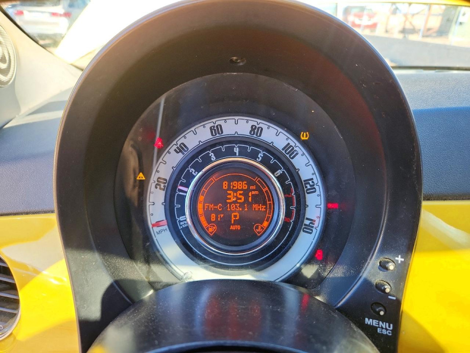 Fiat 500 2012 — Copart