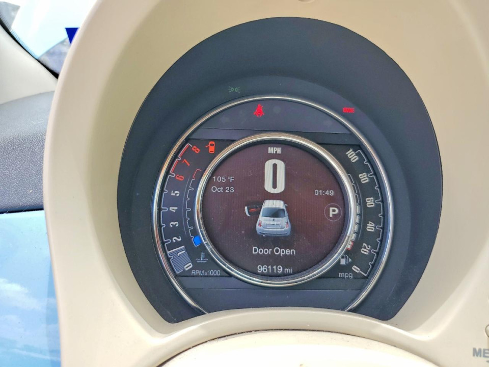 Fiat 500 2017 — Copart