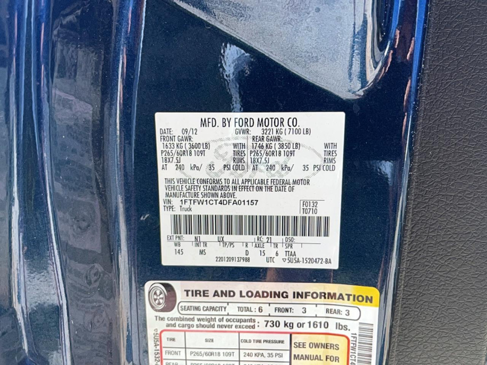 Ford F-150 2013 — Copart