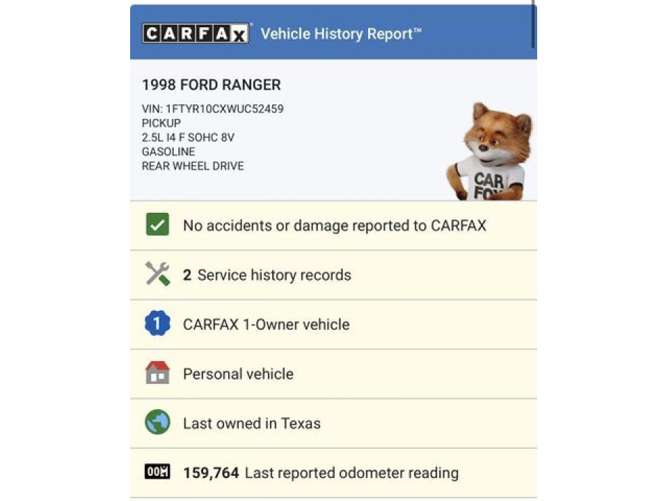 Ford RANGER 1998 — Copart