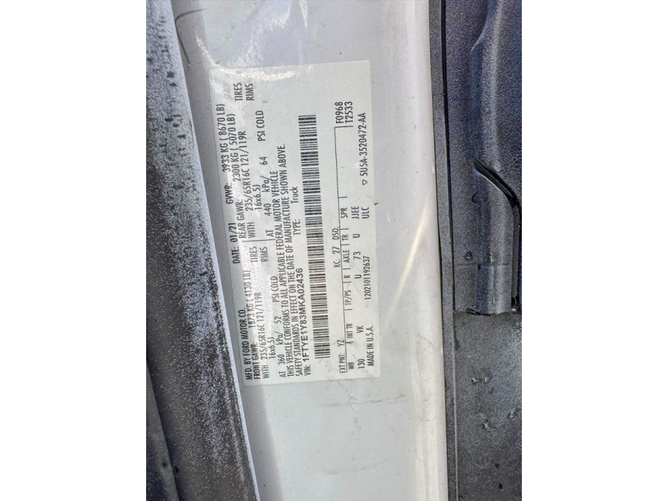 Ford TRANSIT 2021 — Copart