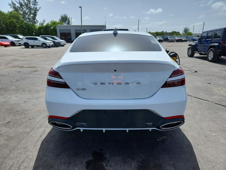 Genesis G70 2.5T STANDARD 2025 — Copart