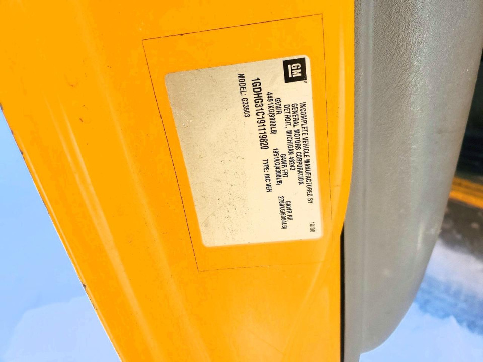Gmc MICRO BIRD 2009 — Copart