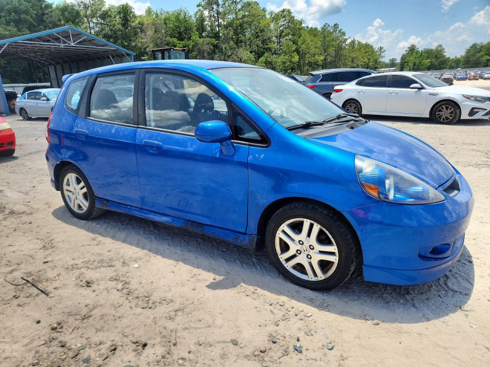 Honda FIT BASE 4D HATCHBAC 2008 — Copart
