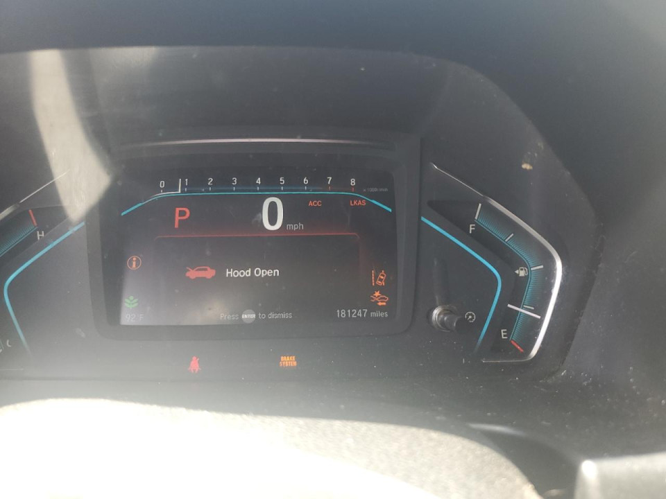 Honda ODYSSEY EXL 2018 — Copart