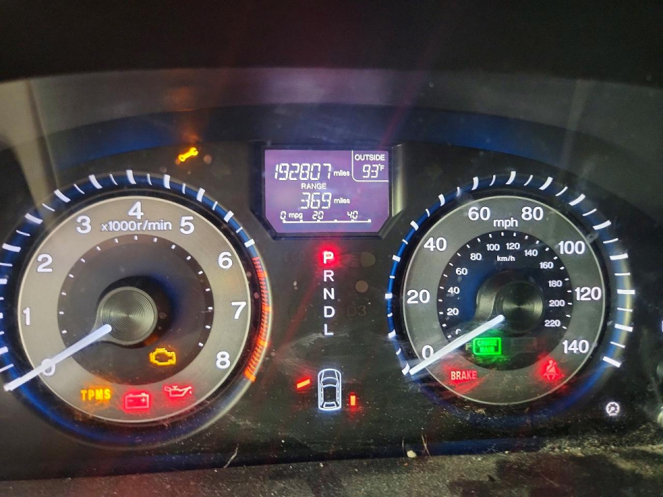 Honda ODYSSEY 2012 — Copart