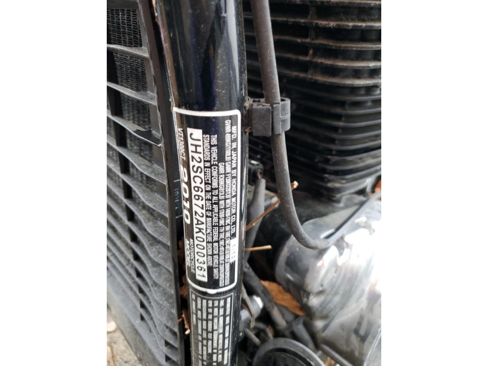 Honda VT CYCLE 2010 — Copart