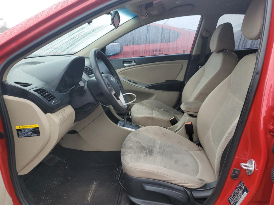 Hyundai ACCENT 2016 — Copart