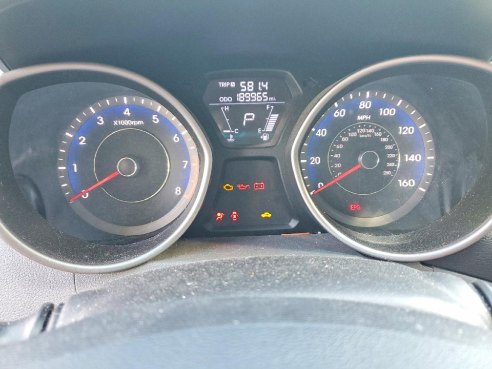 Hyundai ELANTRA 2012 — Copart