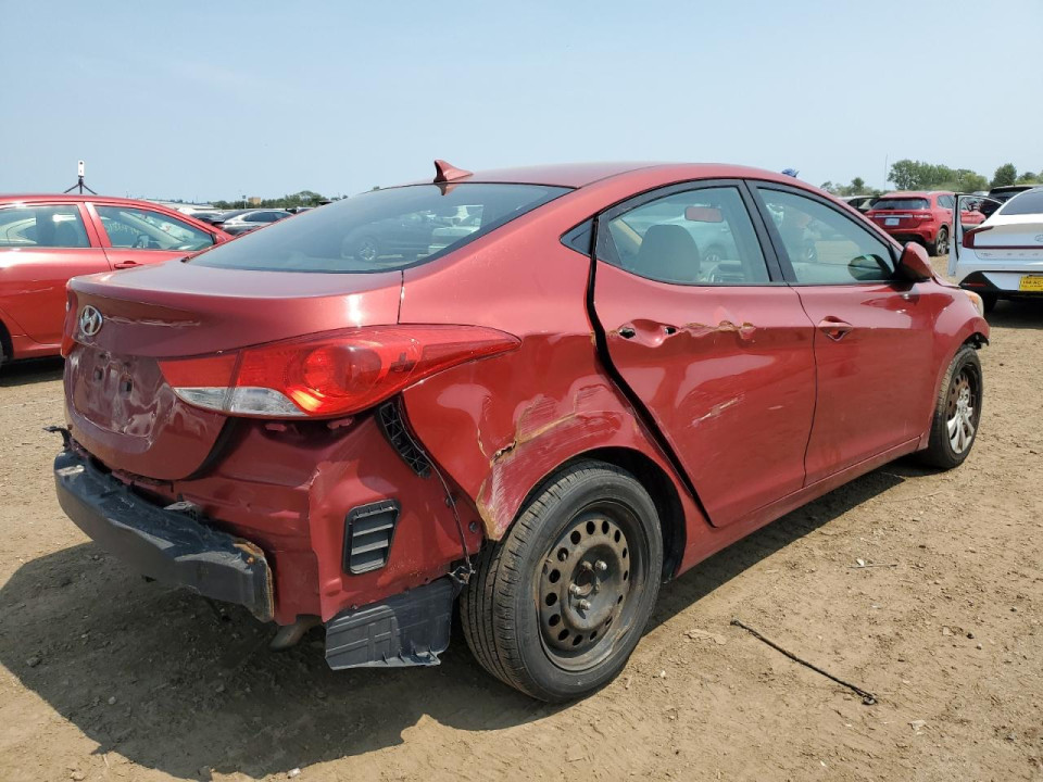 Hyundai ELANTRA 2012 — Copart