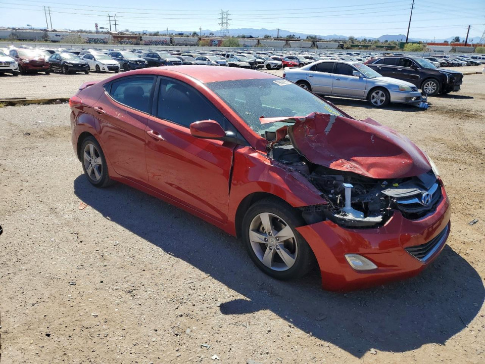 Hyundai ELANTRA 2012 — Copart
